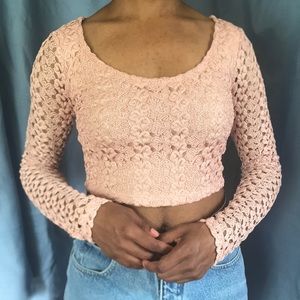 Rose Gold Crop Top